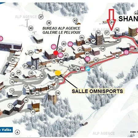 Le Shangrilla - 3/4 Pers - Le Shangrila - 004sh -plagne Centre Mae-1744