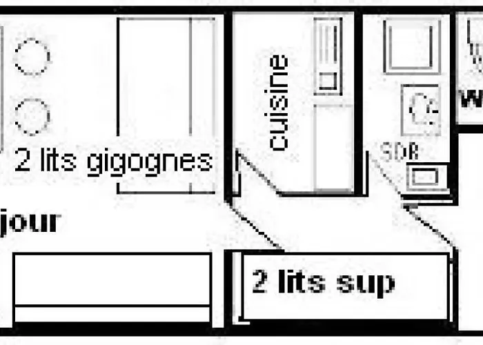 Le Shangrilla - 3/4 Pers - Le Shangrila - 004sh -plagne Centre Mae-1744 Apartament La Plagne