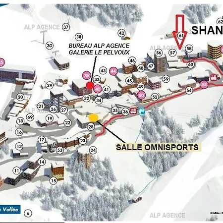 Le Shangrilla - 3/4 Pers - Le Shangrila - 004sh -plagne Centre Mae-1744 * La Plagne